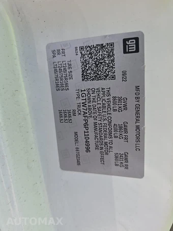 2023 GMC Savana Cargo Van 1WT 135.2" WB – miniatura 14