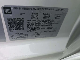 2023 GMC Sierra 1500 AT4X Crew Cab Short Bed 4SG - miniatura 5