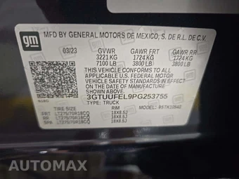 2023 GMC Sierra 1500 AT4X Crew Cab Short Bed 4SG - miniatura 5