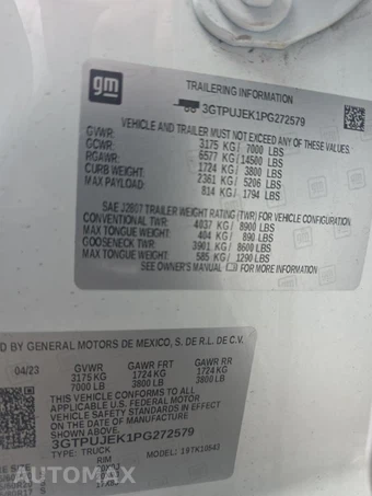 2023 GMC Sierra 1500 Elevation Crew Cab Short Bed 3VL - miniatura 17