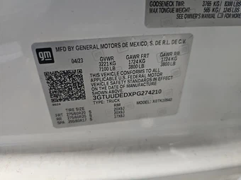 2023 GMC Sierra 1500 SLT Crew Cab Short Bed 4SA - miniatura 14