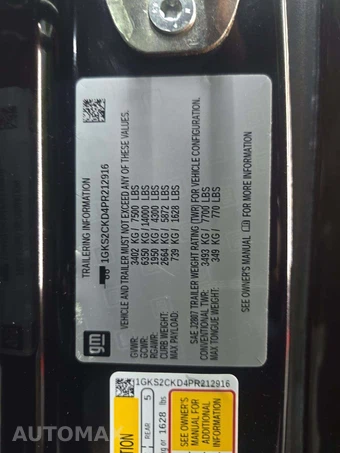2023 GMC Yukon AT4 4SB - miniatura 5