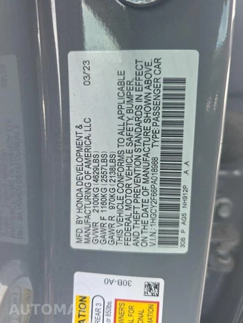 2023 Honda Accord Hybrid EX-L - miniatura 18