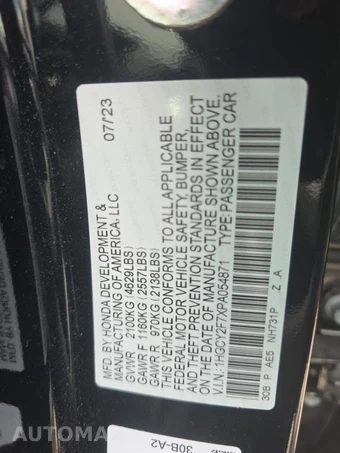 2023 Honda Accord Hybrid Sport-L - miniatura 18