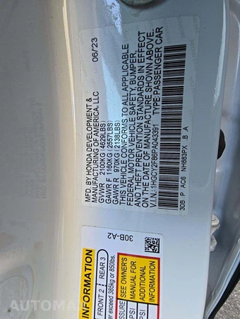 2023 Honda Accord Hybrid Touring - miniatura 5