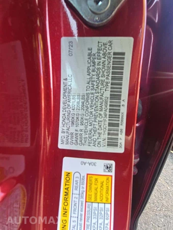 2023 Honda Accord Sedan EX - miniatura 5