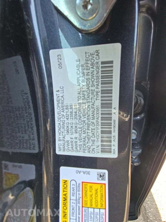 2023 Honda Accord Sedan EX - miniatura 5