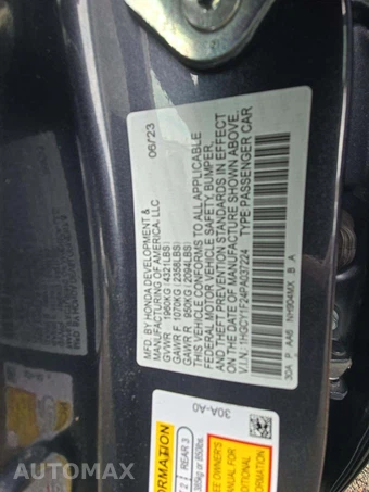 2023 Honda Accord Sedan LX - miniatura 5