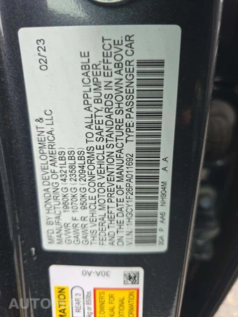 2023 Honda Accord Sedan LX - miniatura 2