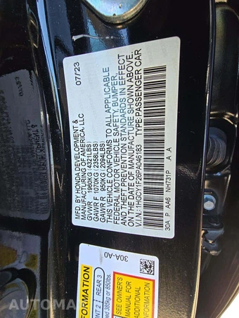 2023 Honda Accord Sedan LX - miniatura 5