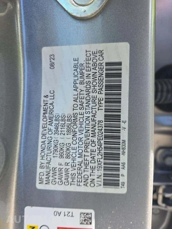 2023 Honda Civic Hatchback LX - miniatura 2