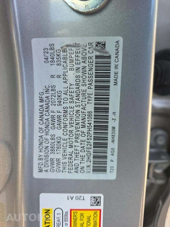 2023 Honda Civic Sedan Sport - miniatura 5