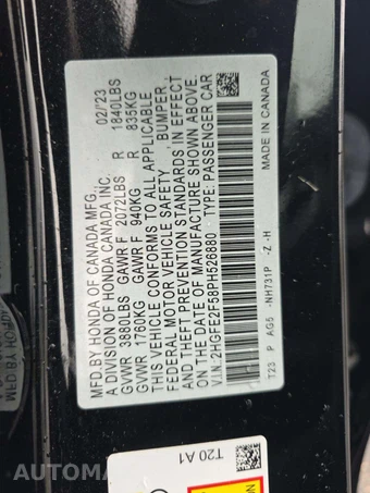 2023 Honda Civic Sedan Sport - miniatura 2
