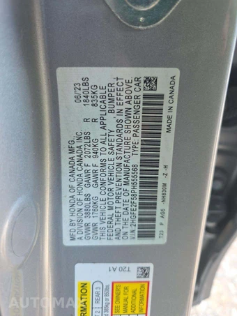 2023 Honda Civic Sedan Sport - miniatura 5