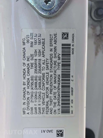 2023 Honda CR-V EX-L - miniatura 2