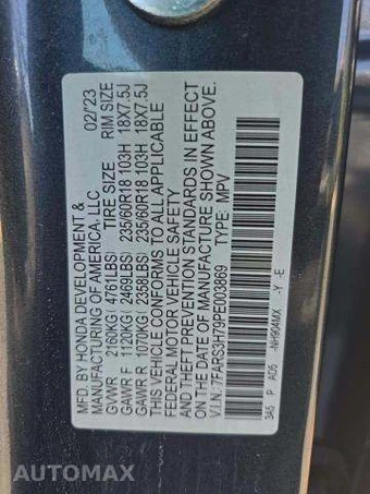 2023 Honda CR-V EX-L - miniatura 5