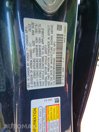2023 Honda CR-V EX-L w/o BSI - miniatura 5
