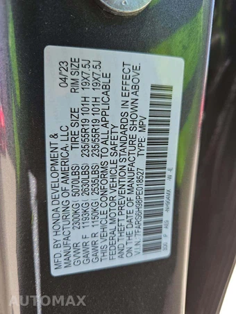 2023 Honda CR-V Hybrid Sport Touring - miniatura 2