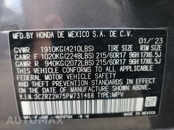 2023 Honda HR-V EX-L - miniatura 21