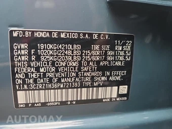 2023 Honda HR-V LX - miniatura 17
