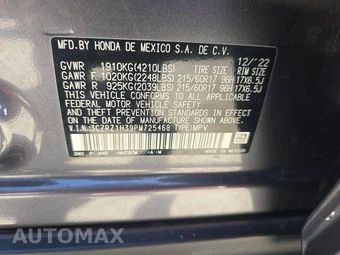 2023 Honda HR-V LX - miniatura 14
