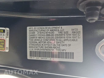 2023 Honda Odyssey Elite 118.1" WB - miniatura 15