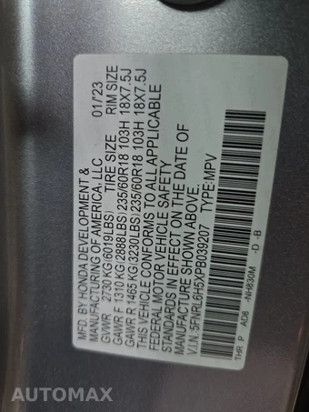 2023 Honda Odyssey EX 118.1" WB - miniatura 15