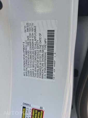 2023 Honda Odyssey EX-L 118.1" WB - miniatura 5