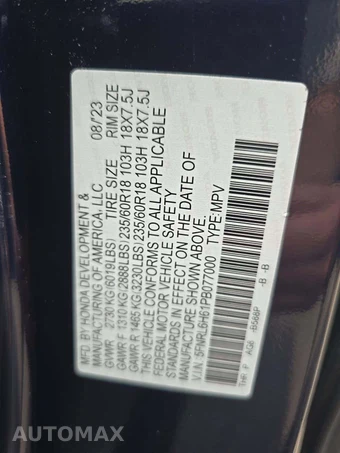 2023 Honda Odyssey EX-L 118.1" WB - miniatura 5