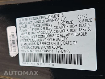 2023 Honda Odyssey EX-L 118.1" WB - miniatura 15