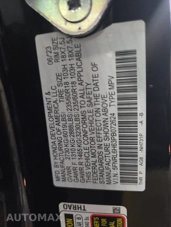 2023 Honda Odyssey EX-L 118.1" WB - miniatura 17