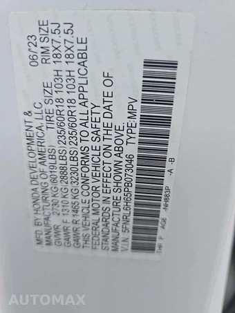 2023 Honda Odyssey EX-L 118.1" WB - miniatura 5