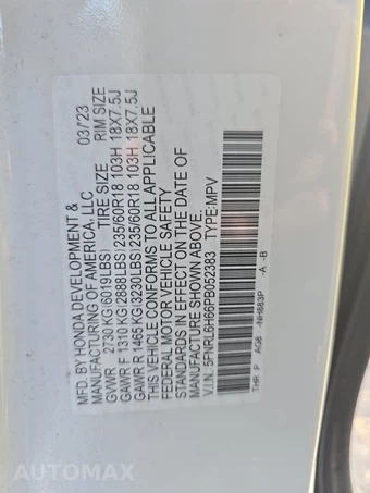 2023 Honda Odyssey EX-L 118.1" WB - miniatura 14