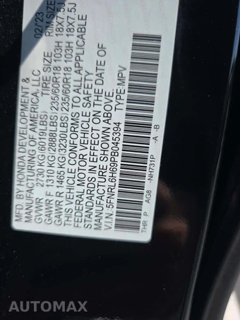 2023 Honda Odyssey EX-L 118.1" WB - miniatura 4