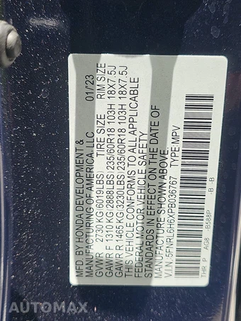 2023 Honda Odyssey EX-L 118.1" WB - miniatura 15