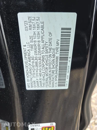 2023 Honda Odyssey EX-L 118.1" WB - miniatura 15