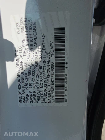 2023 Honda Odyssey Sport 118.1" WB - miniatura 21