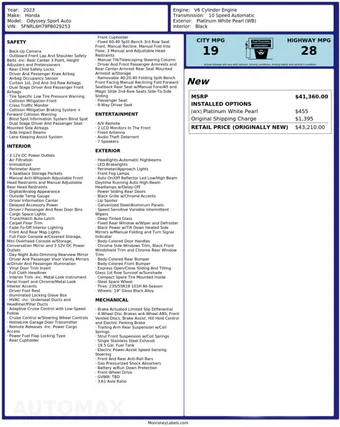 2023 Honda Odyssey Sport 118.1" WB - miniatura 49
