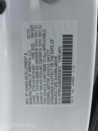 2023 Honda Odyssey Touring 118.1" WB - miniatura 5