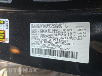2023 Honda Odyssey Touring 118.1" WB - miniatura 15