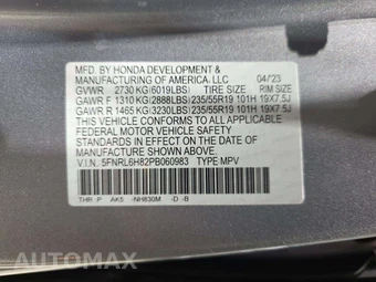 2023 Honda Odyssey Touring 118.1" WB - miniatura 2
