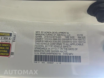 2023 Honda Odyssey Touring 118.1" WB - miniatura 14