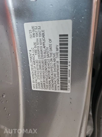 2023 Honda Odyssey Touring 118.1" WB - miniatura 15