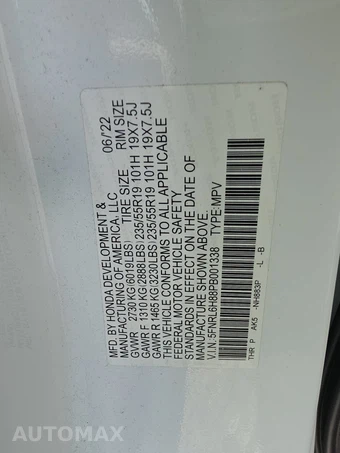 2023 Honda Odyssey Touring 118.1" WB - miniatura 15