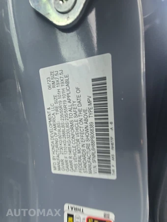 2023 Honda Odyssey Touring 118.1" WB - miniatura 15