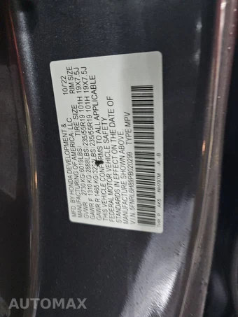 2023 Honda Odyssey Touring 118.1" WB - miniatura 15