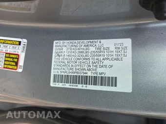 2023 Honda Odyssey Touring 118.1" WB - miniatura 15