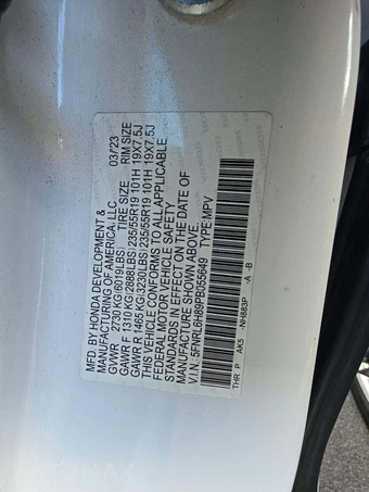 2023 Honda Odyssey Touring 118.1" WB - miniatura 5
