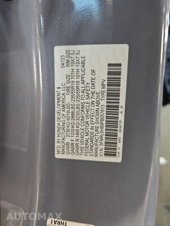 2023 Honda Odyssey Touring 118.1" WB - miniatura 15