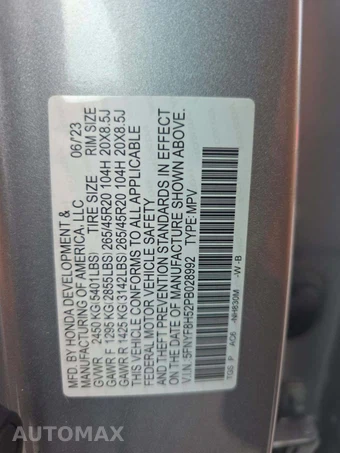 2023 Honda Passport EX-L - miniatura 2